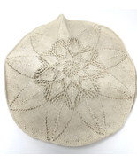 Vintage Hand Knit Cotton Doily 12&quot; Diameter Set of 2 - €12,13 EUR