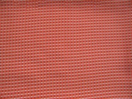 33″ X 44″ &amp; 15×28 Pure Silk Cdc Fabric Rust Blk Grey Beige Abstract Mini Squares - £15.98 GBP