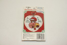1980s New Berlin Christmas Ornament 3 x 2.5 Counted Cross Stitch NOS - $3.95