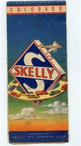 Skelly Oil Co Highway Map of Colorado 1949 Gousha - £9.32 GBP