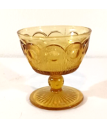 ST GENEVIEVE Amber CHAMPAGNE TALL SHERBERT GLASS BARTLETT COLLINS - $141.59 MXN