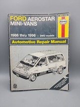 Ford Aerostar Mini-Vans 1986-1996 Haynes repair manual 36004 Automotive ... - $5.52