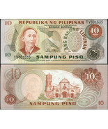 Philippines 10 Piso. ND (1981) UNC. Banknote Cat# P.161b - £0.93 GBP