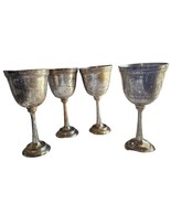 Silverplate Goblets Brand Unknown E.P.N.S EPNS Very Heavy - $964.56 MXN