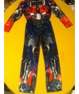 Boys Size med. 1 piece Transformers Dark of the moon suit costume  - £18.07 GBP