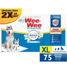 Four Paws Wee Wee Odor Control Pads with Fabreeze Freshness X-Large - 75 count - £81.06 GBP
