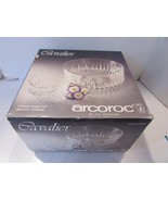 J.G. DURAND ARCOROC KITCHEN 7 PC SALAD SET GLASSWARE CAVALIER FRANCE BOXED - $7.87