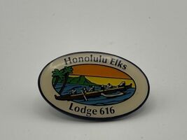 Vintage Honolulu Elks Lodge 616 Lapel Hat Pin - $8.50