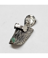 Vintage Signed 900 Silver Horse Shoe Ornate Spurs Western Brooch Pin Gre... - $74.95