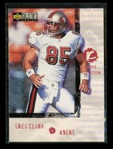 Vintage 1997 Upper Deck Collectors Rc Football Card 312/SF-19 Greg Clark 49ers - £3.90 GBP