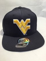 NCAA West Virginia Mountaineers Ball Cap, Youth , Navy Blue Yellow, Flat Brim - £8.92 GBP