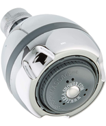 Shower Head For Low Water Pressure Traditional Oval Metal Chrome NEW - £45.51 GBP