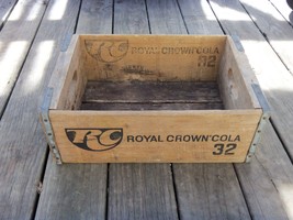 Vintage Rc Royal Crown Cola Wood Crate 32 Siegler Bottling Co Dayton, Oh - £15.78 GBP