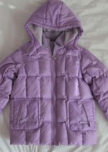 Old Navy Girl&#39;s Purple Winter Jacket ( Size Medium ) - Puff Hooded Parka - £19.60 GBP
