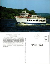 Connecticut Haddam New England Steamboat Lines One Marine Park Vintage Postcard - £7.51 GBP
