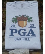 PGA Championship 2023 -  Oak Hill CC Tee Shirt Imperial Gray - Clearance! - £10.90 GBP