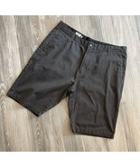 Volcom Corpo Class Skater Charcoal Gray Flat Front Chino Shorts, Men&#39;s 4... - €18,23 EUR
