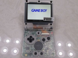 Refurbished Nintendo Gameboy Game Boy SP Clear Transparent Upgraded Back... - £134.51 GBP