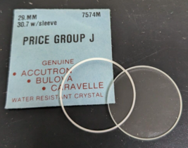 Genuine NEW Bulova Caravelle Watch Crystal Part# 7574M - £35.60 GBP