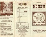 Middle Border Museum of Pioneer Life Brochure Mitchell South Dakota  - £12.65 GBP