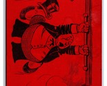 Are You On? Comic Man Riding Train Red Background UNP DB Postcard I21 - £5.49 GBP