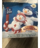 14&quot; Tall  Animated Singing Snow Bears- Snow Man Music Christmas Internat... - £14.97 GBP