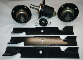Spindle Air-Lift Blade Kit for Wright 48 In Sentar Sport X Stander Stander X 48 - £171.82 GBP