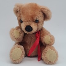 Vintage Dakin Small 6&quot; Plush Brown Bear Stuffed Animal 1981 *CLEAN* - £14.29 GBP