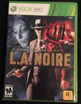 L.A. Noire Xbox 360 rated M has manual 2011 action-adventure game tested WORKS - £5.53 GBP