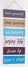 Motivational Rustic Farmhouse Wood Wall Hanging Decoration 30.7&quot;x11.75&quot; - £22.52 GBP