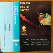 JIMI HENDRIX Band Of Gypsys [Cassette Tape] 1971 Capitol Records - 4XT472 - £11.84 GBP