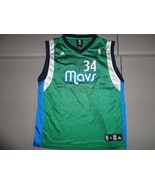Green Adidas Dallas Mavericks #34 Devin Harris NBA Screen Jersey Youth X... - £19.37 GBP