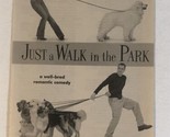 Just A Walk In The Park Tv Movie Print Ad Vintage Jane Krakowsky TPA3 - £4.66 GBP