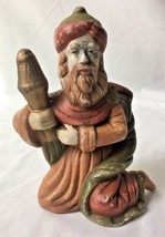 Vintage Christmas Nativity Kneeling King Wiseman Ceramic Replacement Fig... - $16.95