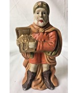 Vintage Christmas Nativity Standing King Wiseman Ceramic Replacement Fig... - £13.53 GBP
