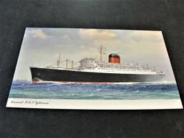Cunard Lines Cruise Ship R.M.S. &quot;Sylvania&quot; - Unposted 1900s Postcard. - £12.11 GBP