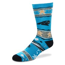 NFL Carolina Panthers Ugly Christmas Sweater Unisex Crew Cut Socks - Medium - $10.95