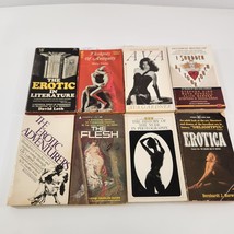 Erotica Paperback Book Lot of 8 1960s Fleshpots of Antiquity Ava The Flesh +more - £34.23 GBP