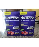 2 Boxes Nauzene for Upset Stomach Nausea 42 Chewable Tablets Cherry Exp ... - $33.83 CAD