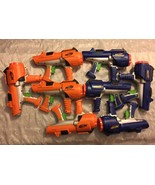 8 Nerf Dart Tag Orange Blue Blaster Guns Hyperfire 10 Barrel Party Holid... - £74.40 GBP