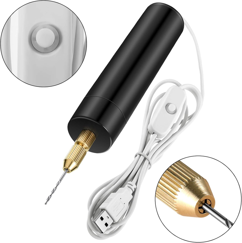 Lanties Electric Resin Drill Set, Including 300 Gold Silver Eye Screws, 10 Twist Item image 4
