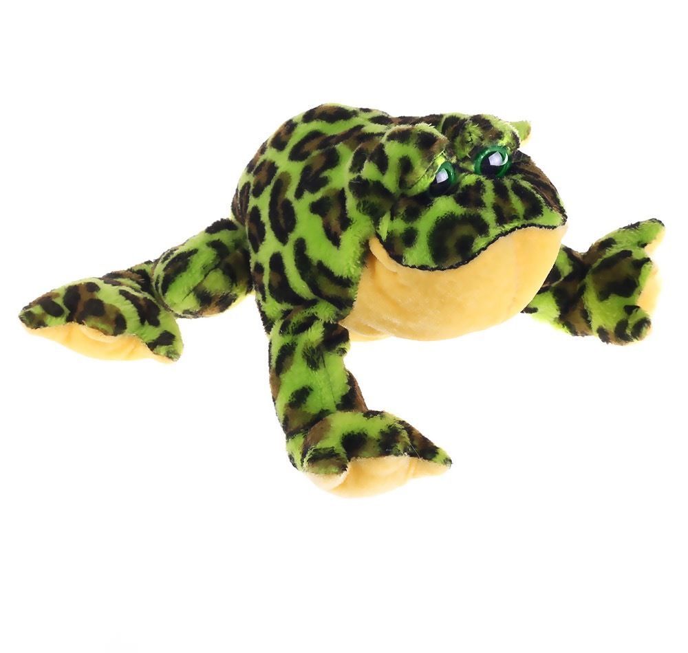 Webkinz Green Bull Frog BullFrog Amphibian Stuffed Animal Plush Toy Ganz - $3.95