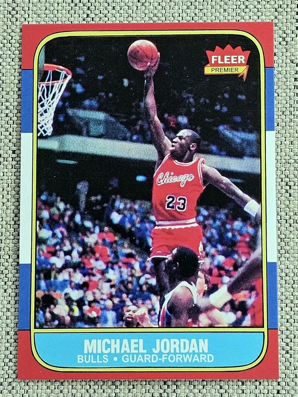 MICHAEL JORDAN 1986-87 FLEER ROOKIE BASKETBALL CARD #57 - $10.00