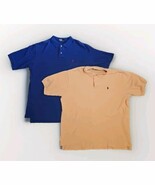 Polo Ralph Lauren Shirt Mens XL Classic Fit Orange Blue Lot Of 2 - €21,45 EUR