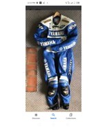 YAMAHA RACING LEATHERS SCOTT REDDING, Motorcycle Rider Leather Racing Suit  - €280,62 EUR