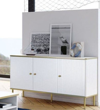 Maison White And Gold 3 Door Sideboard - $576.20