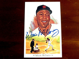 Willie Mccovey Sf Giants Hof Signed Auto Vintage 1989 Perez Steele L/E Card Jsa - £94.95 GBP