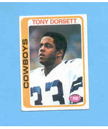 1978 Topps Tony Dorsett Rookie Card Cowboys - £15.72 GBP