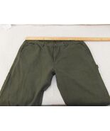 Adult Men&#39;s Wolverine 100% Cotton Dark Gray / Green Denim Work Jeans 33298 - $443.66 MXN