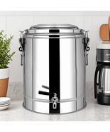 SOGA 2X 30L Stainless Steel Insulated Stock Pot Hot &amp; Cold Beverage Cont... - $4,219.54 MXN